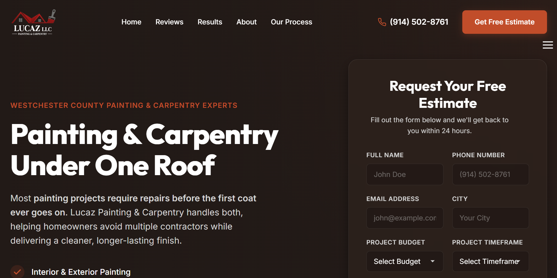 Landing Page Portfolio Preview